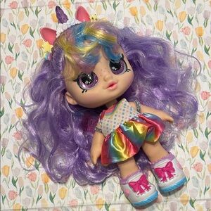 Shopkins Rainbow Kate Purple-Haired Rainbow Unicorn Doll - Kids Toys
